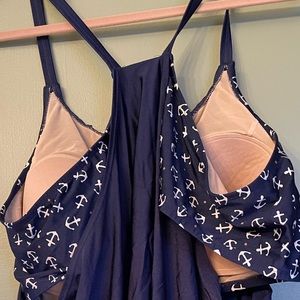 Lane Bryant Swim Top 26 -Navy color